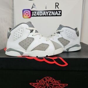 Nike Air Jordan Retro 6 Cool Grey Toddler Size 8C fits a 8C ,  7.5C UK, 25 Euro.